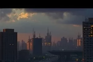 《归零计划》沙盘模型俯拍剧照,标记旗插满地图